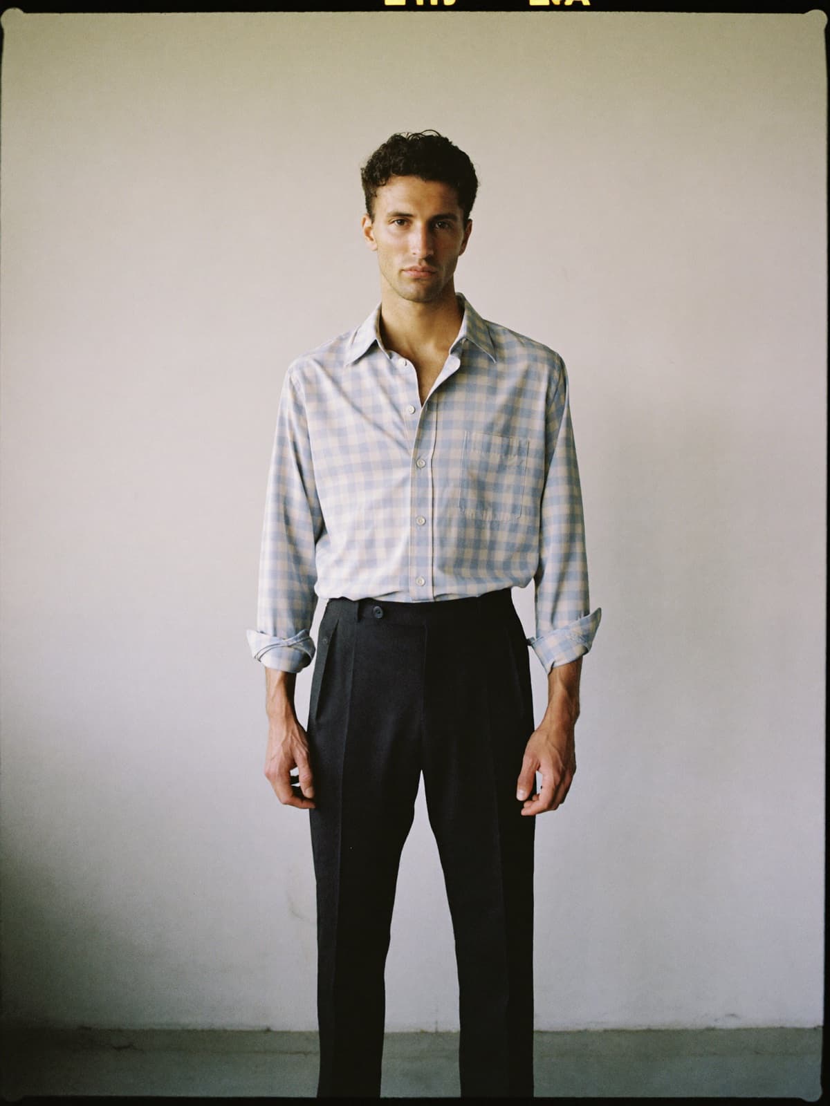 Relaxed check shirt