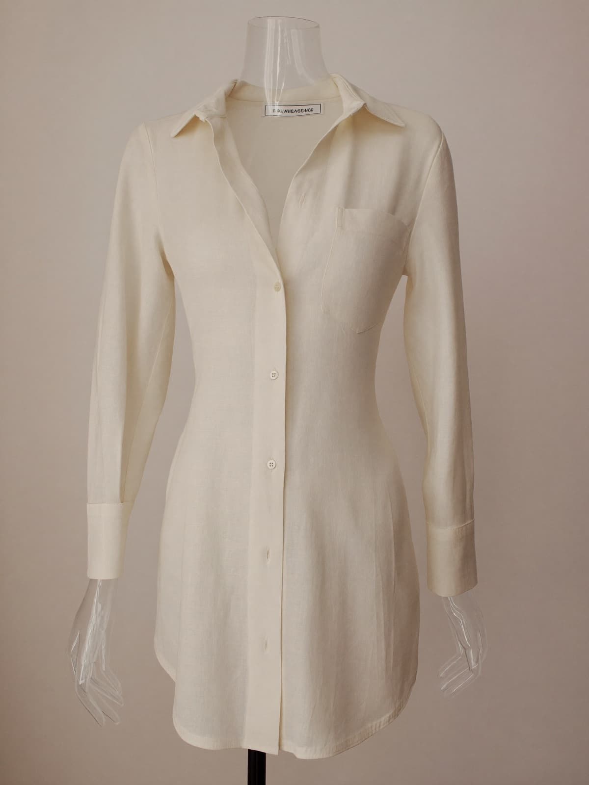 Linen shirt dress, image 3