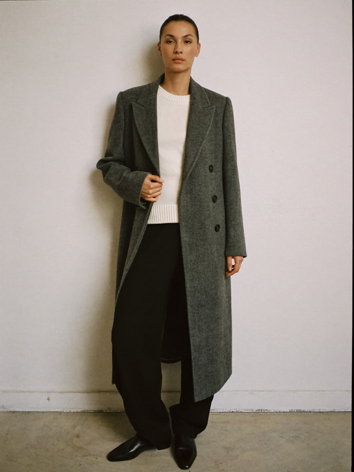 Wool overcoat